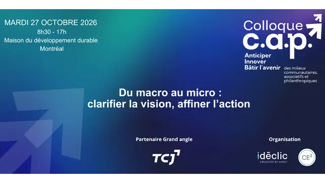 Visuel du Colloque C.A.P 2026, Du macro au micro